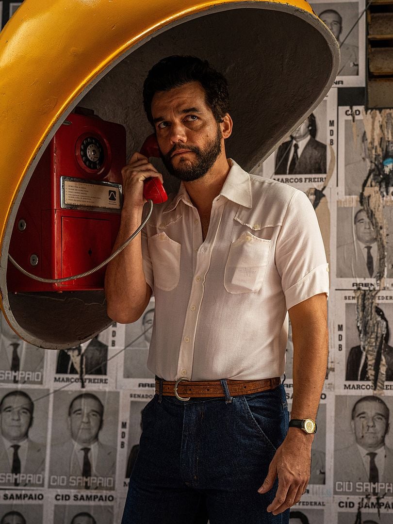 Wagner Moura em cena de 'O Agente Secreto', premiado em Cannes 2025